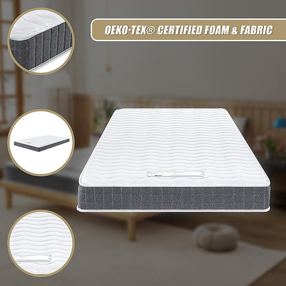 King Single Memory Foam Mattress – OEKO-TEX® Textile & CertiPUR-US® Certified Foam