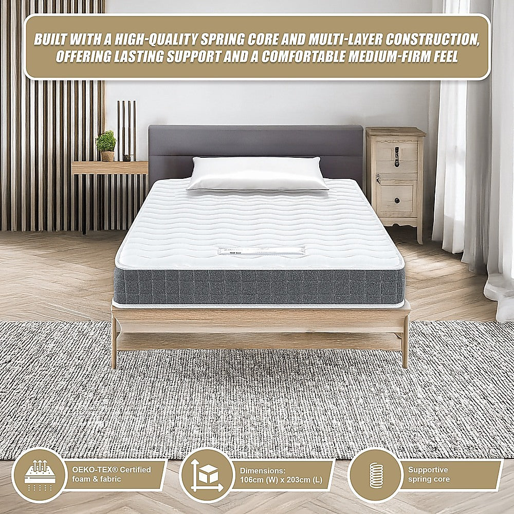 King Single Memory Foam Mattress – OEKO-TEX® Textile & CertiPUR-US® Certified Foam