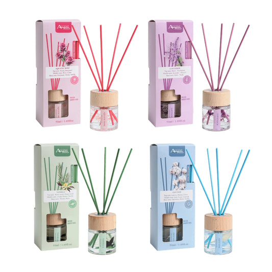 Bulk 24 Blossom Reed Diffuser 50ml 4 Asst