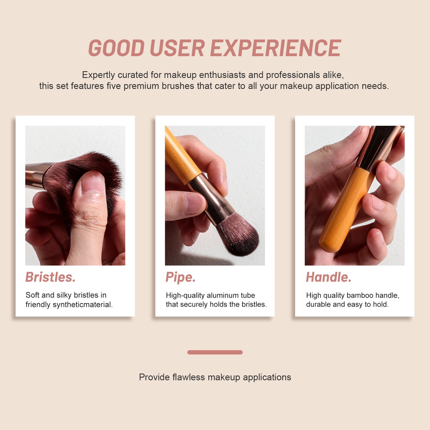 Portable Travel Makeup Brush Set with LED Mirror - Your Beauty Essentials On-The-Go