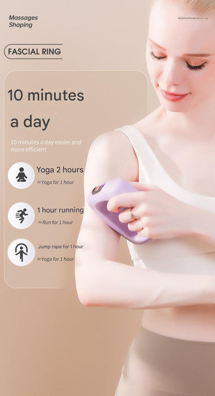 Portable Body Sculpting & Muscle Relaxation Massager with 8 Heads - 5 Speeds(blue)