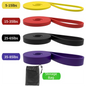 4-piece TPE Resistance Band Set - Heavy Duty Fitness Loop Bands for Strength Training, Yoga & Stretching with Carry Bag