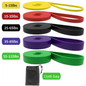 5-piece TPE Resistance Band Set - Heavy Duty Fitness Loop Bands for Strength Training, Yoga & Stretching with Carry Bag