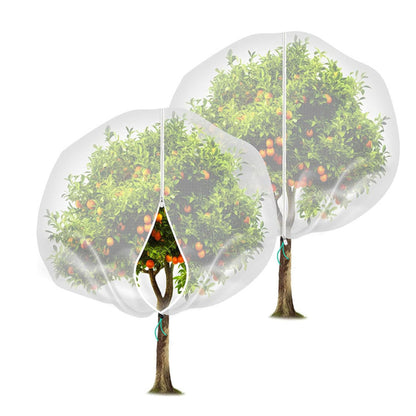 Fruit Tree Netting Cover with Zipper (80x120cm)- Plastic Mesh Bird and Insect Protection for Citrus, Blueberries, Vegetables, Garden Harvest Saver