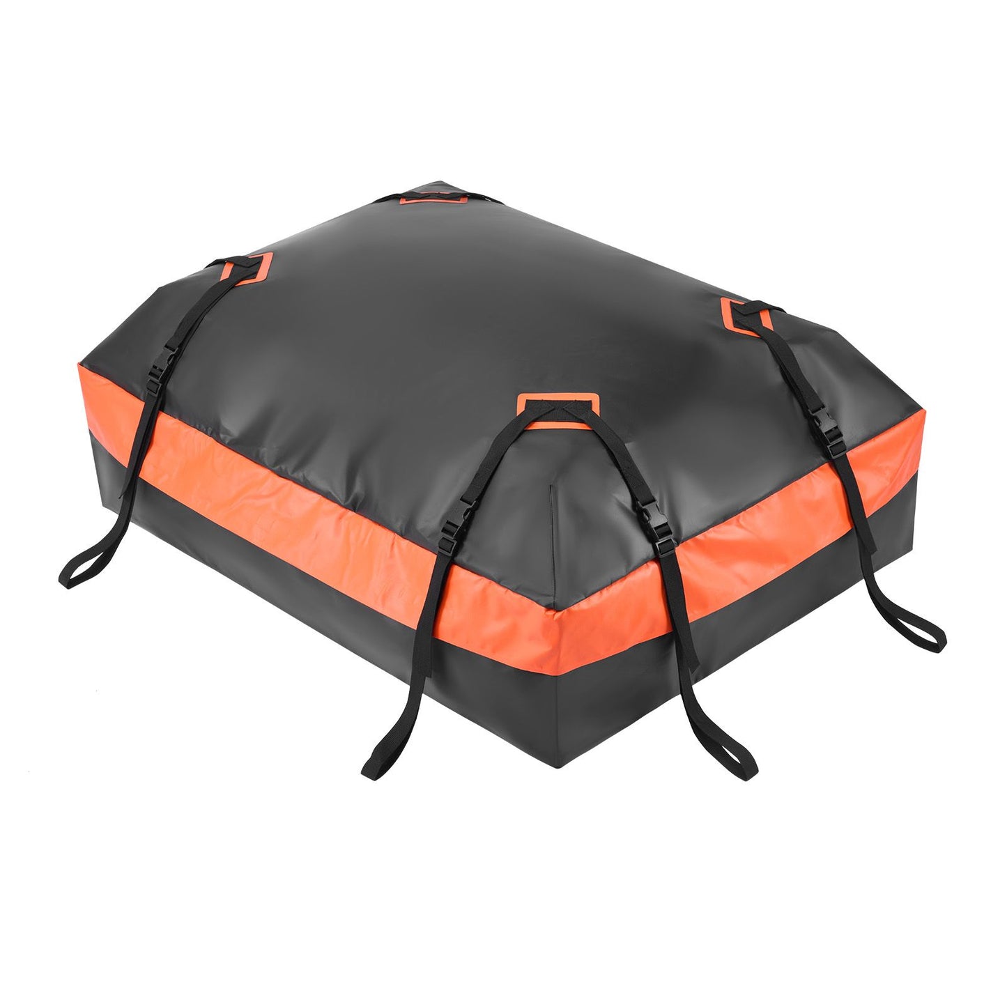 Car Rooftop Cargo Carrier Bag, 15 Cubic Feet Car Roof Cargo Carrier, 100% Waterproof Heavy Duty 840D PVC Roof Luggage Bag for All Vehicle with/without Rack- with Lock, Non-Slip Mat, 4 Door Hooks