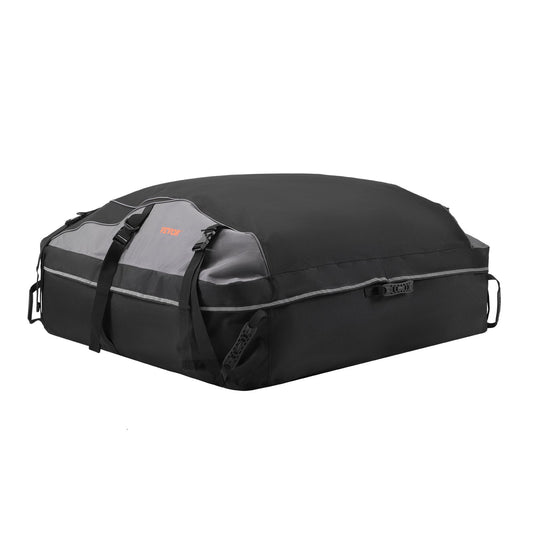 Car Rooftop Cargo Carrier Bag, 21 Cubic Feet Cargo Carrier for Car Roof, 100% Waterproof 900D Oxford Cloth Roof Luggage Bag for All Vehicle with/without Rack- with Lock, Non-Slip Mat, Door Hooks