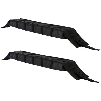 VEVOR Soft Roof Rack Pads 33in 176lbs Load Capacity for Kayak Canoe Surfboard Luggage