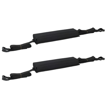 Soft Roof Rack Pads 15.5in 176lbs Load Capacity for Kayak Canoe Surfboard