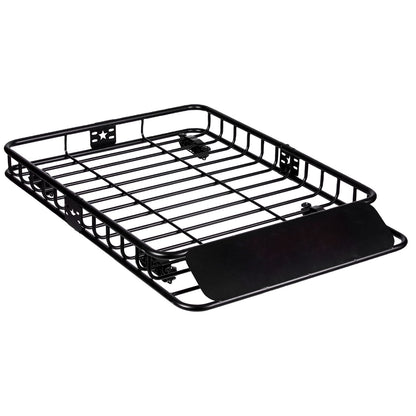 Roof Rack Cargo Basket 200 LBS Capacity 46"x36"x4.5" for SUV Truck Cars