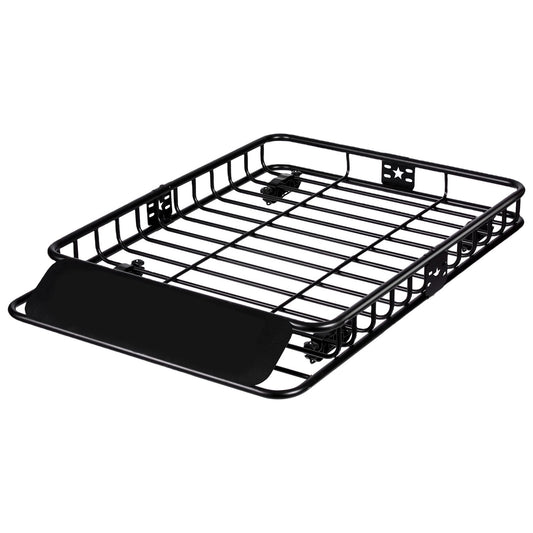Roof Rack Cargo Basket 200 LBS 51"x36"x5" for SUV Truck with Luggage Bag