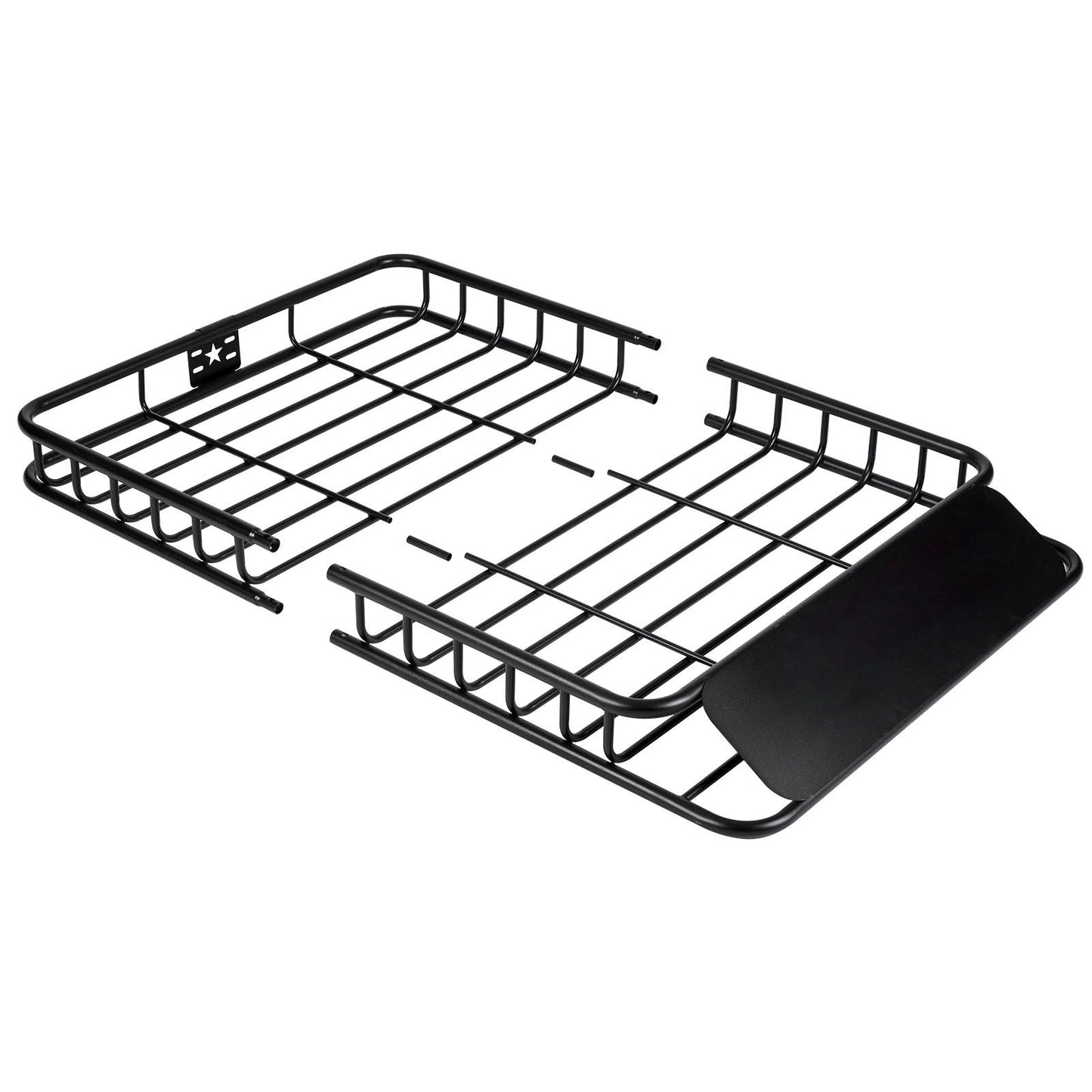 Roof Rack Cargo Basket 200 LBS 51"x36"x5" for SUV Truck with Luggage Bag