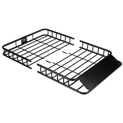 Roof Rack Cargo Basket 200 LBS 51"x36"x5" for SUV Truck with Luggage Bag
