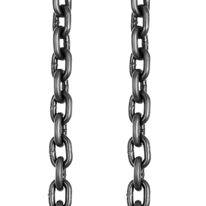 Chain Sling, 8 mm x 1m Lifting Chains with Hooks, G80 Engine Chain Hoist Lifts, 5 Ton Load Capacity Lifting Sling Chains for Engine Hoist, Engine Lift Chain with 4 Leg Grab Hooks Heavy Duty