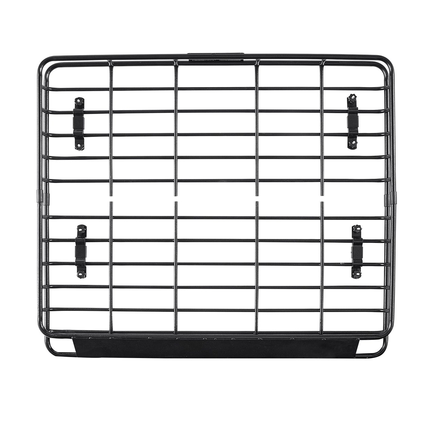 Roof Rack Cargo Carrier, 1095 x 1270 x 105 mm, Universal Rooftop Cargo Basket, Car Top Luggage Holder with 68 kg Max Load Capacity, 4.1 in Fence, Anti-Rust Alloy Steel, Wind Fairing, for SUV Car