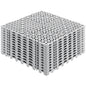 Modular Interlocking Cushion, 12 Pack 30 x 30 cm Splicing Drainage Mats, Soft PVC Interlocking Drainage Floor Tiles, Non-Slip Drainage Holes for Restroom, Bathroom, Kitchen, Pool, Wet Area, Gray