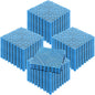 Modular Interlocking Cushion, 55 Pack 30 x 30 cm Splicing Drainage Mats, Soft PVC Interlocking Drainage Floor Tiles, Non-Slip Drainage Holes for Restroom, Bathroom, Kitchen, Pool, Wet Area, Blue