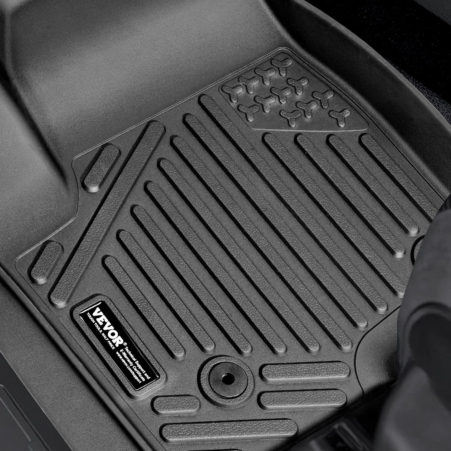 Automotive Floor Mats Fits for Chevrolet Silverado/GMC Sierra 1500 3 pcs