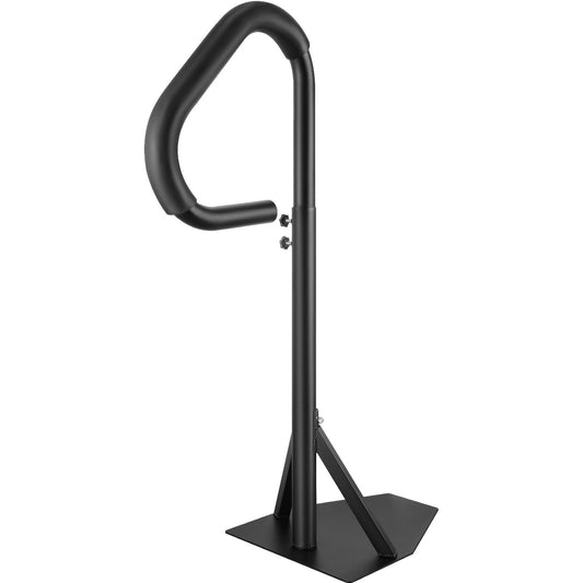 VEVOR Hot Tub Handrail, 360 Rotatable Spa Side Handrail with 35"-57" Adjustable Height, Rust-proof Aluminum Spa Step Hot Tub Hand Rail with Slide-Under Mount Base for Indoor & Outdoor, 600LBS Capacity