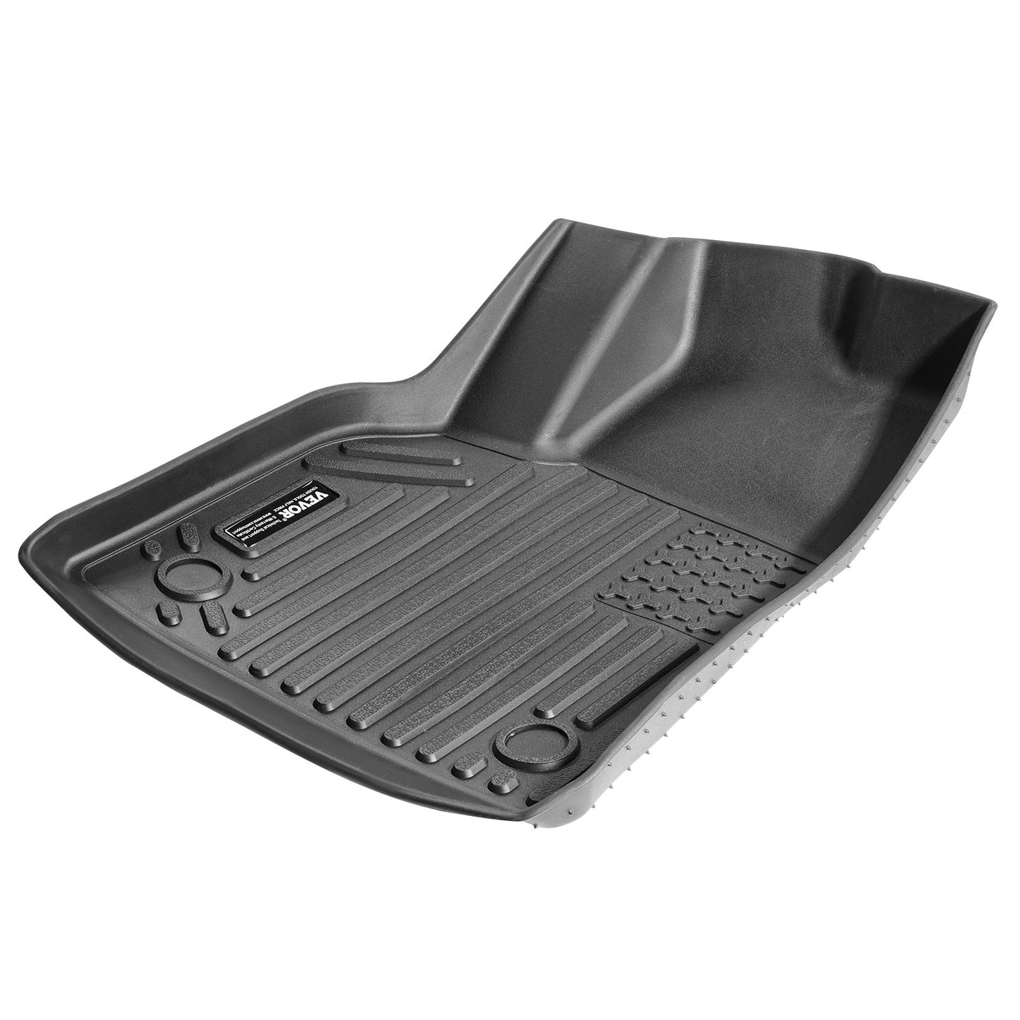 VEVOR Automotive Floor Mats Fits for Tesla Model Y 2021-2024 3 pcs TPE Liners
