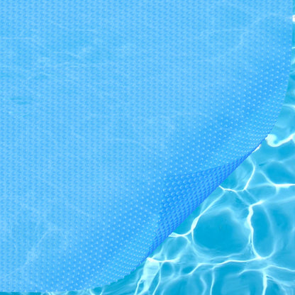 Solar Pool Cover, 24 x 12 ft Rectangle Solar Blanket for Pools, Inground Above Ground Swimming Pool Solar Cover, 12 mil Solar Covers Blue