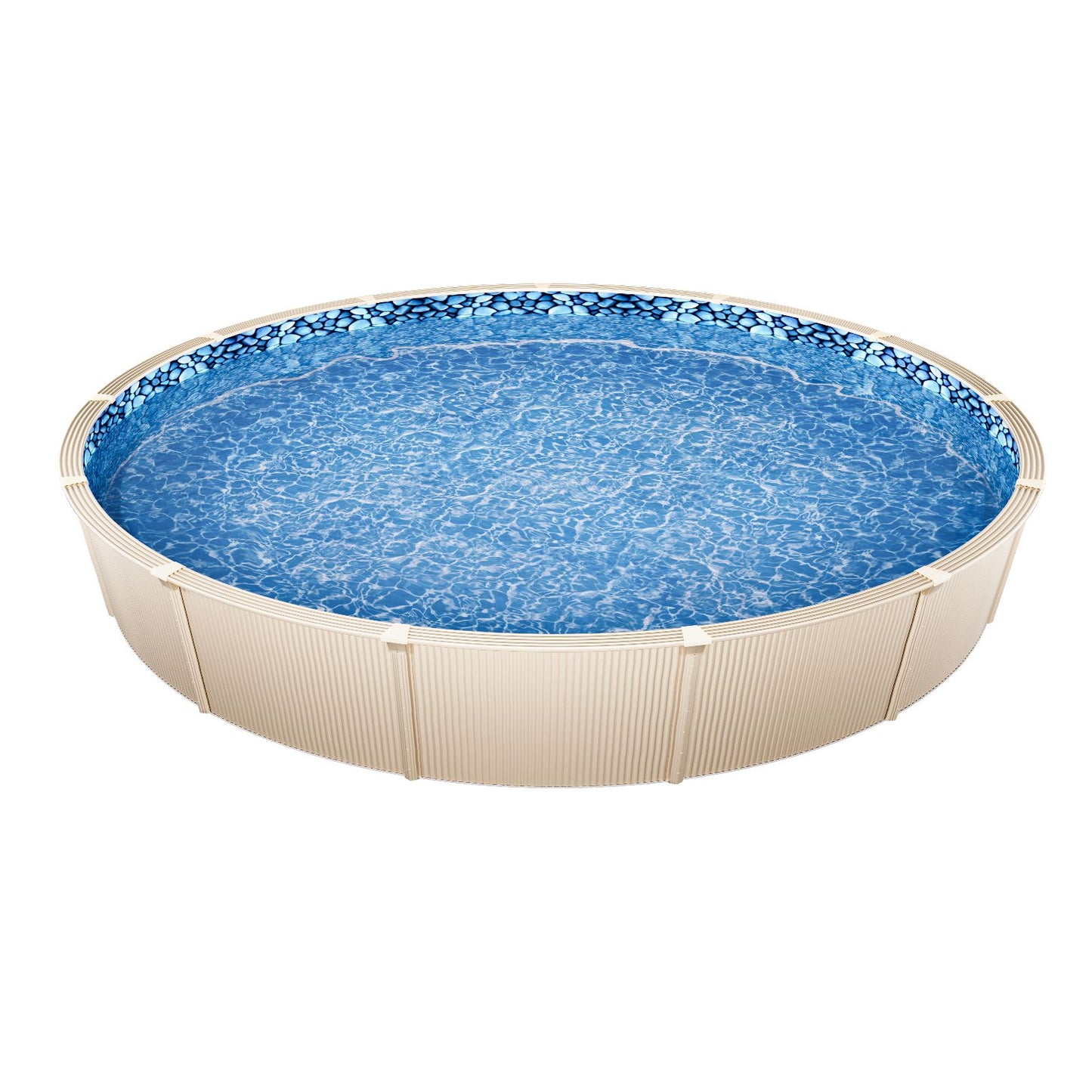 Round Pool Liner 24ft Overlap Style Pool Liner 54in Wall Height