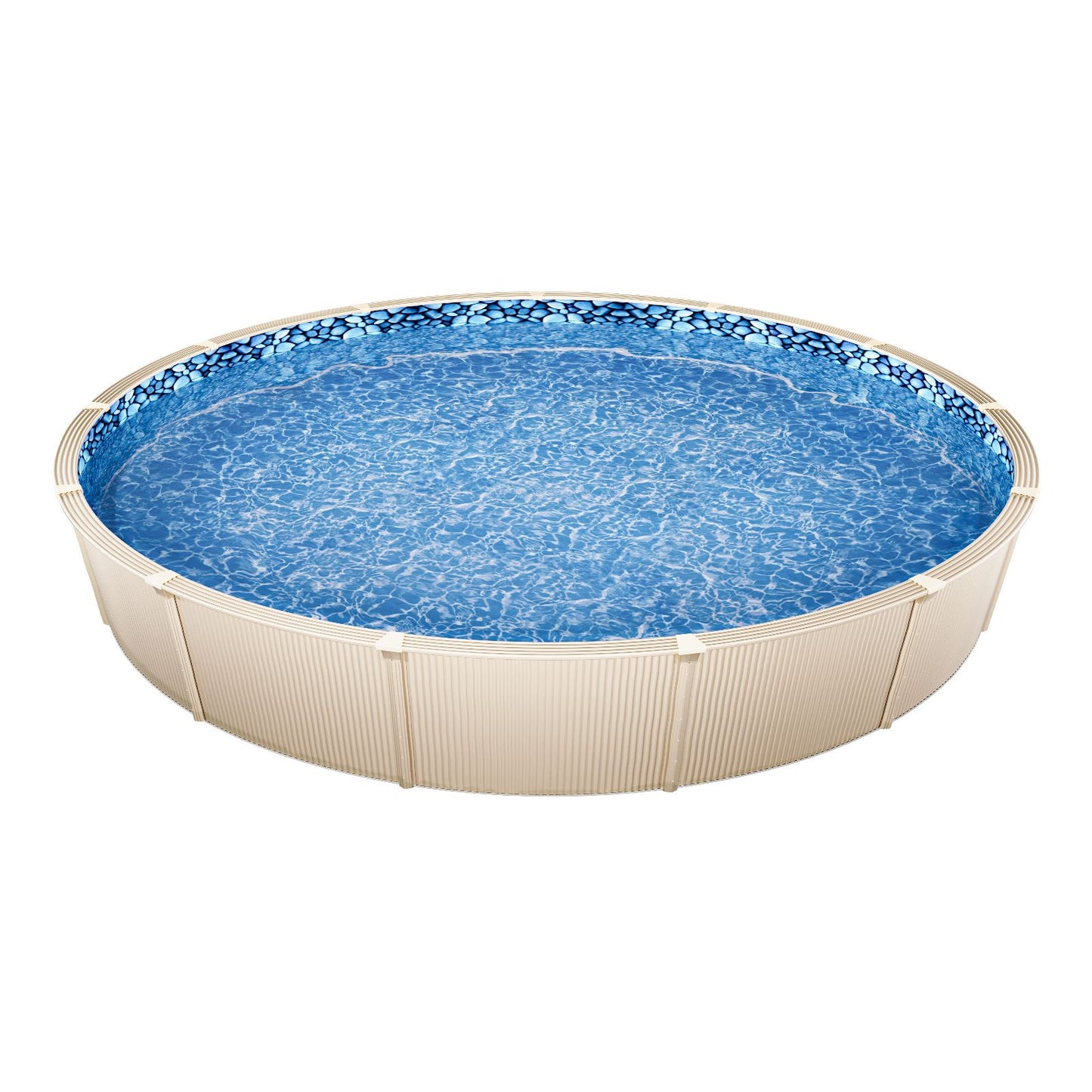 Round Pool Liner 24ft Overlap Style Pool Liner 54in Wall Height