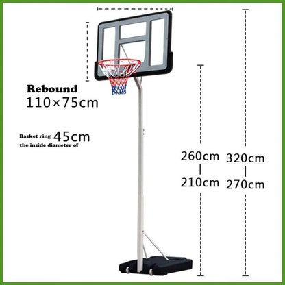 Portable Basketball Hoop Stand – 3.05m (10ft)