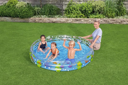 Bestway 1.83m x H33cm Deep Dive 3-Ring Inflatable Play Pool