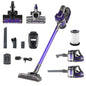 Devanti Stick Vacuum Cleaner Cordless Roller Brush 150W Purple
