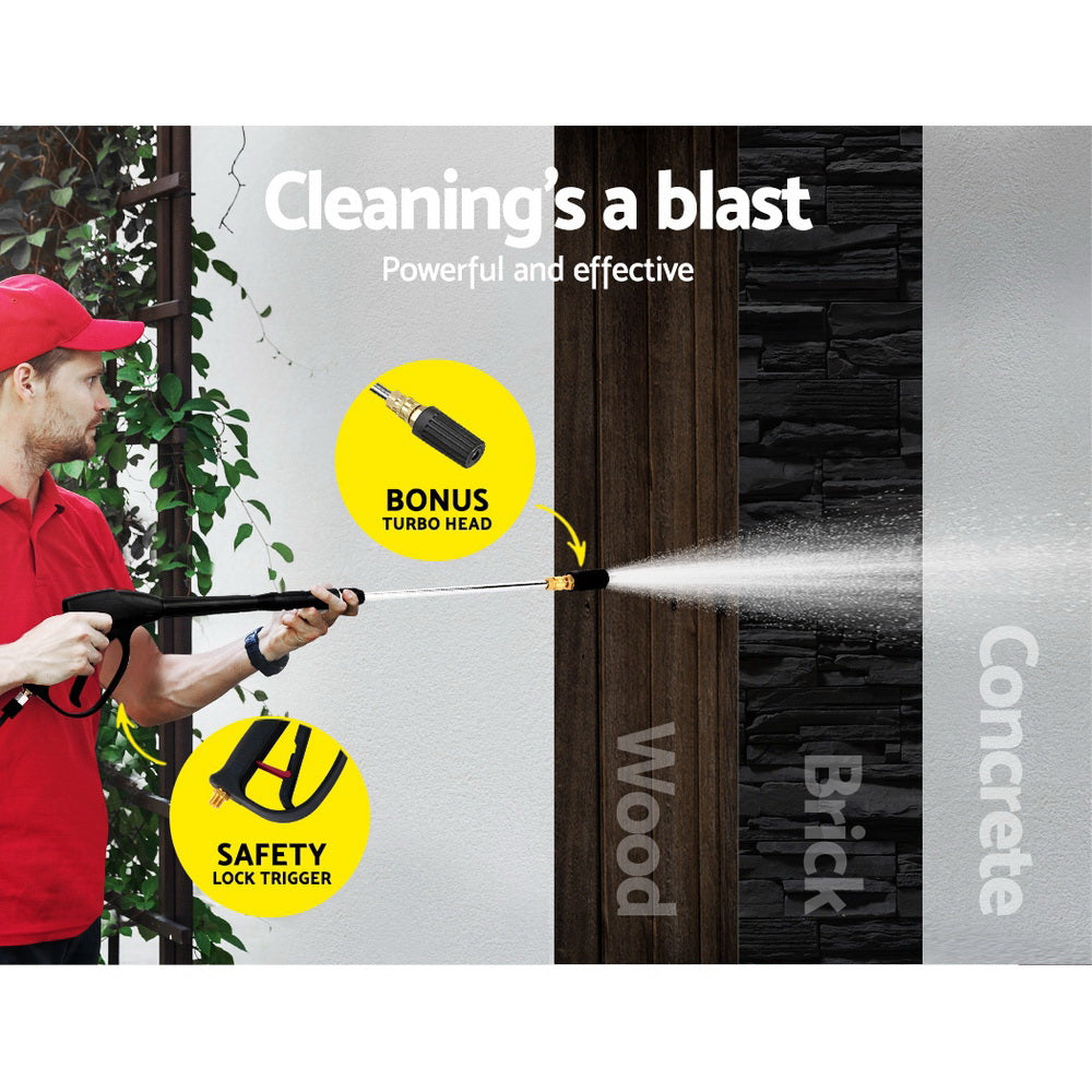 Giantz Petrol High Pressure Cleaner Washer 20M Hose Gurney