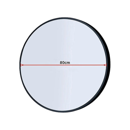 80cm Round Wall Mirror Bathroom Makeup Mirror by Della Francesca