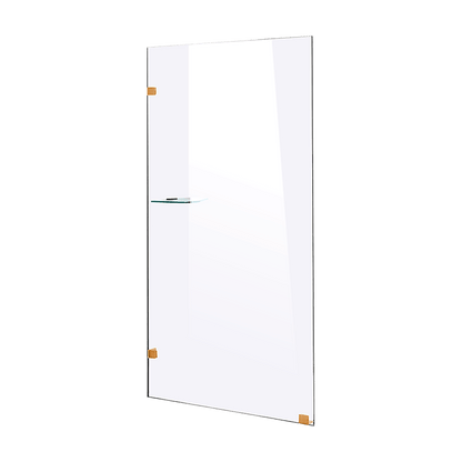 900 x 2000mm Frameless 10mm Safety Glass Shower Screen