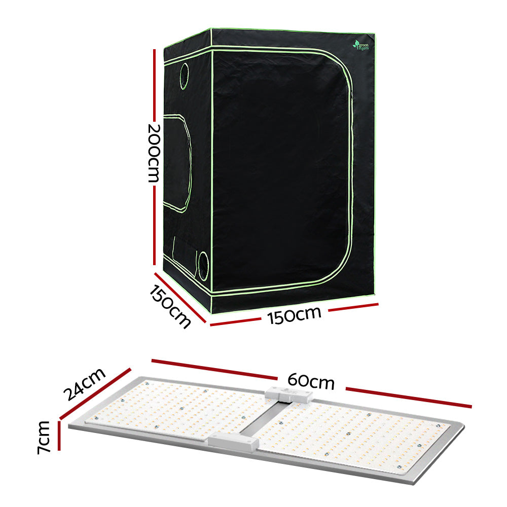 Greenfingers Grow Tent Light Kit 150x150x200CM 2200W LED Full Spectrum