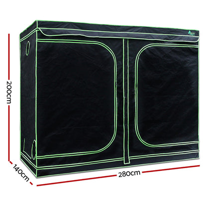 Greenfingers Grow Tent Light Kit 280x140x200CM 2000W LED 6" Vent Fan,Greenfingers Grow Tent Light Kit LED 2000W Full Spectrum 6" Vent 280x140x200CM