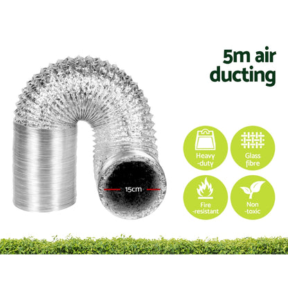 Greenfingers Grow Tent Light Kit 280x140x200CM 2000W LED 6" Vent Fan,Greenfingers Grow Tent Light Kit LED 2000W Full Spectrum 6" Vent 280x140x200CM