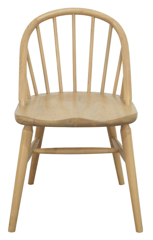 Vera Solid Oak Dining Chair - Set of 2 (Natural)