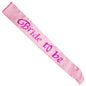 Pink Bride To Be Flashing Sash