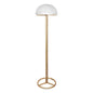 Sarantino Metal Floor Lamp with White Acrylic Shade by Sarantino