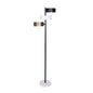 Sarantino Metal Floor Lamp with 3 Swirl Shades