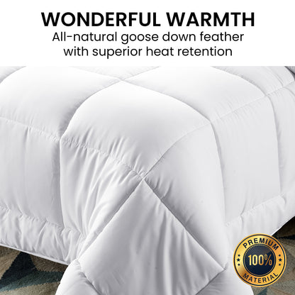 Laura Hill 700GSM Goose Down Feather Comforter Doona - Super King