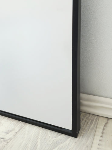 Metal Arch Mirror 80cm x 170cm - Black