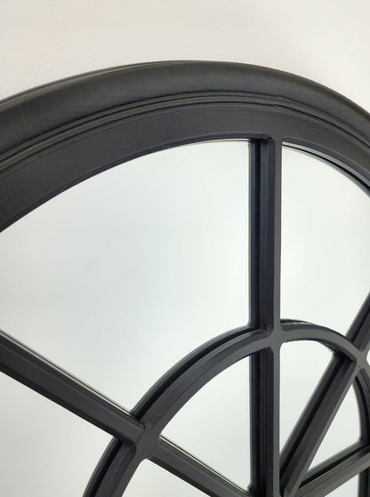 Window Style Mirror - Black Arch 100 CM x 150 CM