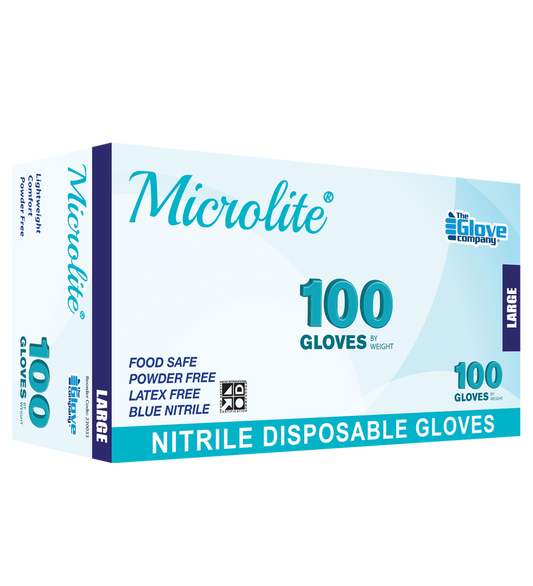 Microlite Nitrile - Disposable Medical Gloves - 100pc X-Large