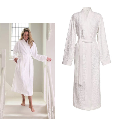 PIP Studio Mosaic de Pip White Cotton Bathrobe Medium