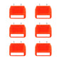 6Pc Pegboard Bins Peg Board Parts Storage With Steel Hooks Tools Organiser Tray