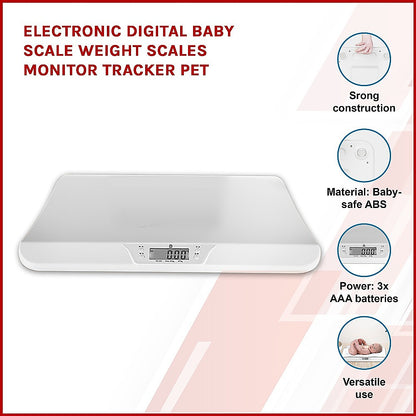 Electronic Digital Baby Scale Weight Scales Monitor Tracker Pet