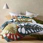 Accessorize 3 Piece Monstera Digital Printed Comforter Set Queen