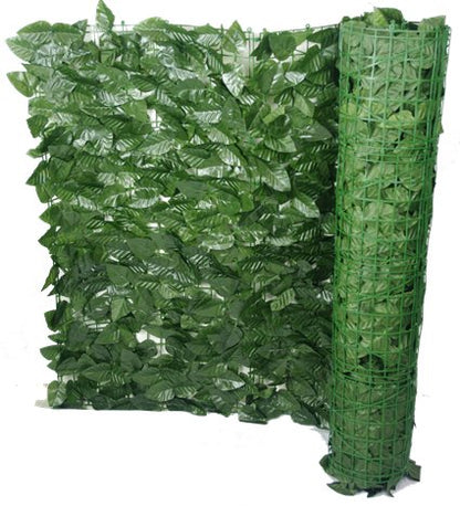 Artificial UV Peach Leaf Roll 3m By 1m