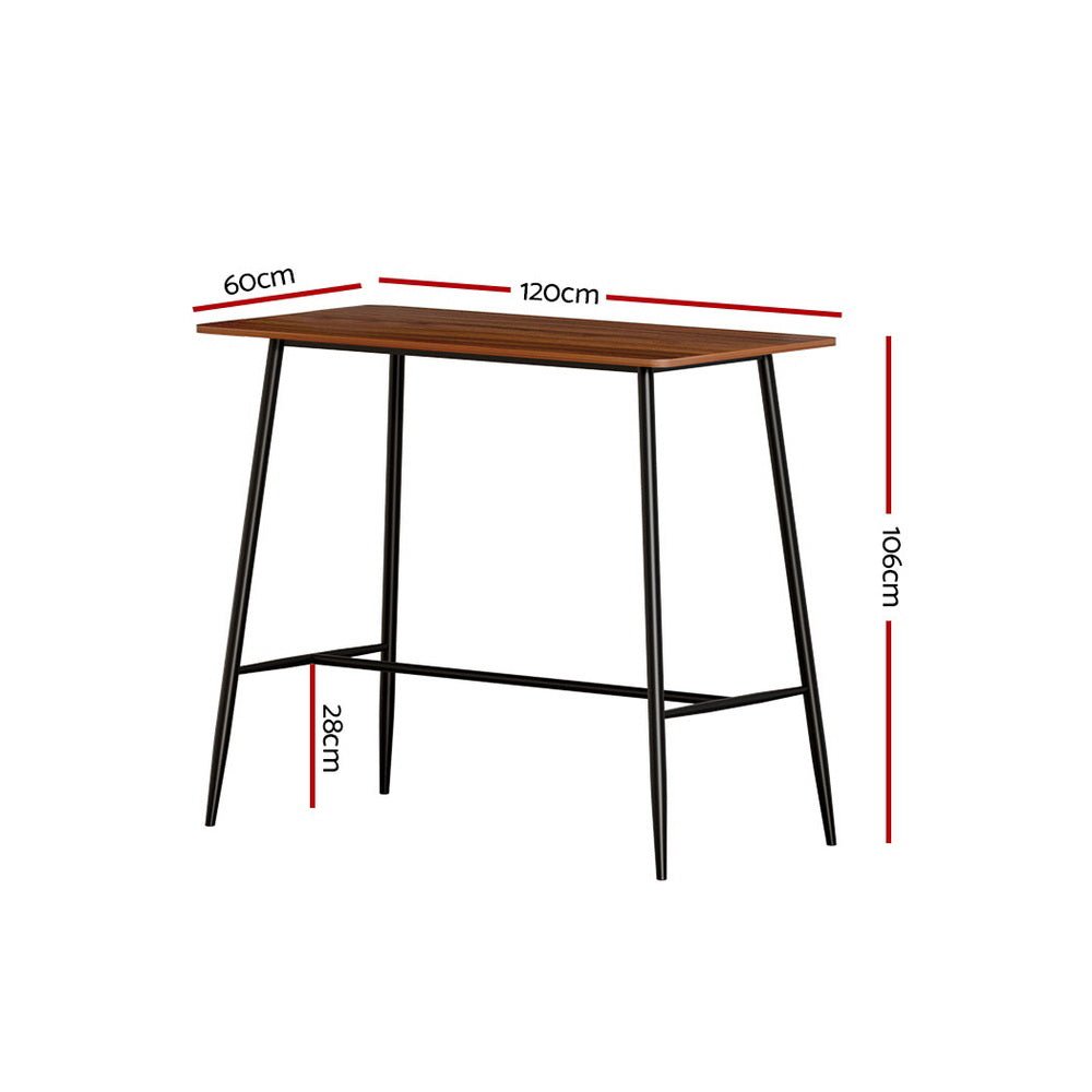 Artiss Halle Bar Table 120CM Rectangular