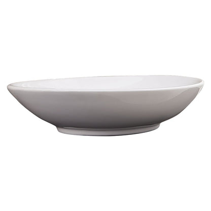 Bathroom Ceramic Oval Above Countertop Basin for Vanity